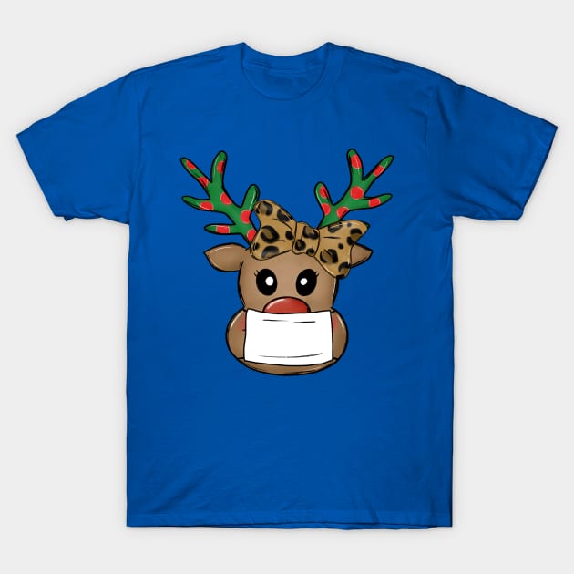 christmas reindeer T-Shirt by ithacaplus